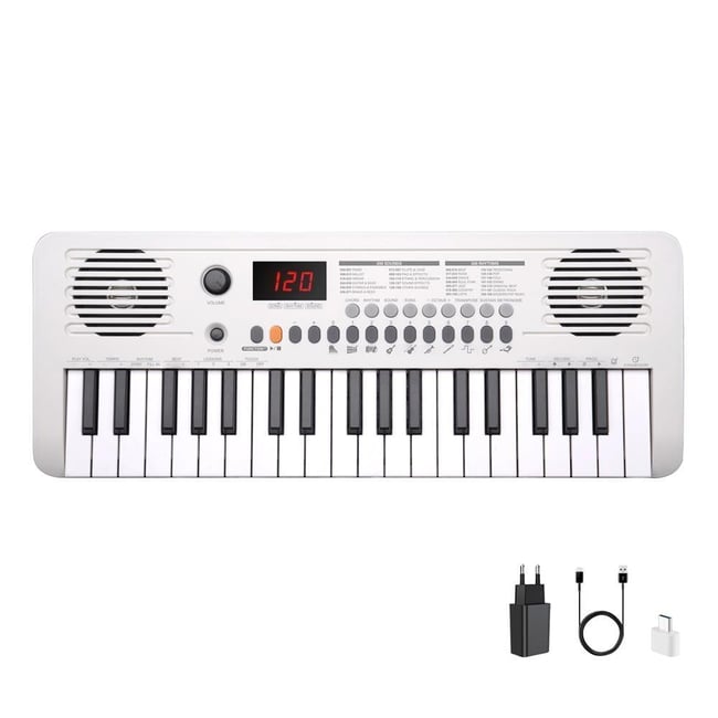 Jwin Sapphire MK-1537 37 Tuş Hassasiyetli Org (Adaptör Hediye) - Beyaz