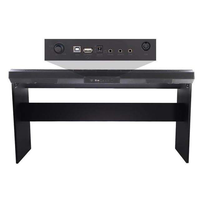 Jwin Sapphire SDP-110 Çekiç Aksiyonlu 88 Tuşlu Dijital Piyano + Tabure - Siyah