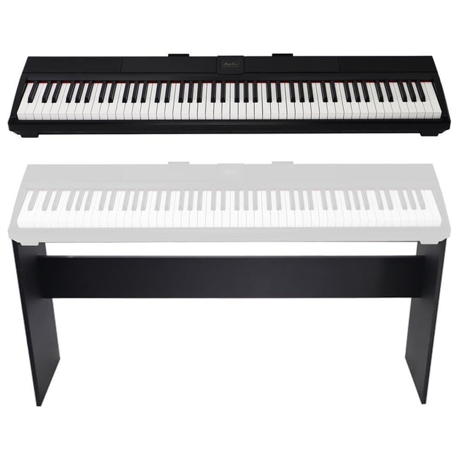 Jwin Sapphire SDP-110 Çekiç Aksiyonlu 88 Tuşlu Dijital Piyano + Tabure - Siyah