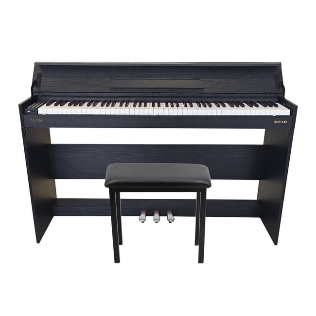 Jwin Sapphire SDP-145 Çekiç Aksiyonlu 88 Tuşlu Dijital Piyano + Tabure - Siyah