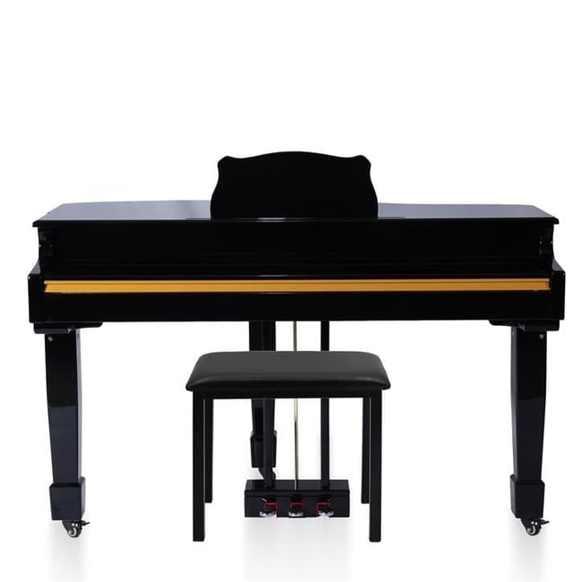 Jwin Sapphire SDP-700 Çekiç Aksiyonlu 88 Tuşlu Kuyruklu Dijital Piyano + Tabure - Siyah