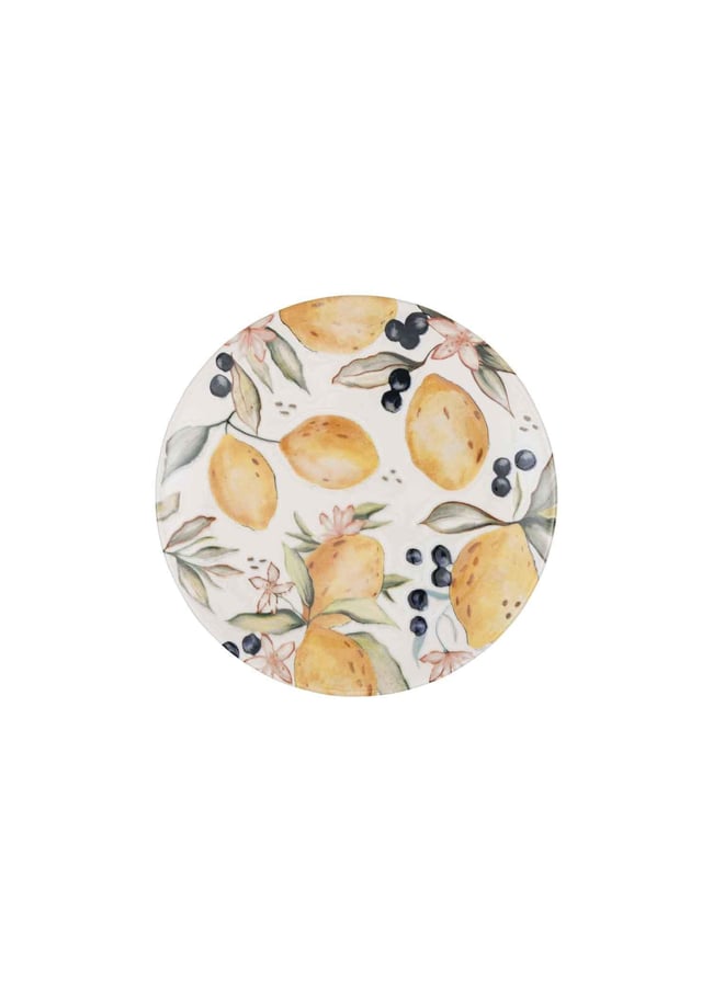 The Mia Limoncello Pasta Tabağı 6lı Set 19 cm LMN012