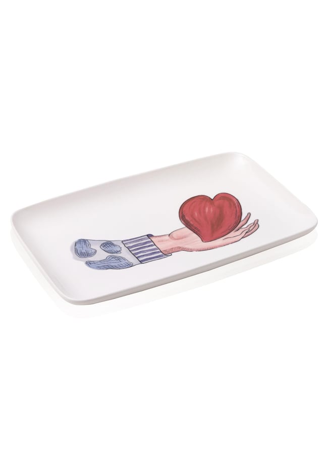 The Mia Luv Dikdörtgen Servis 33x21 cm