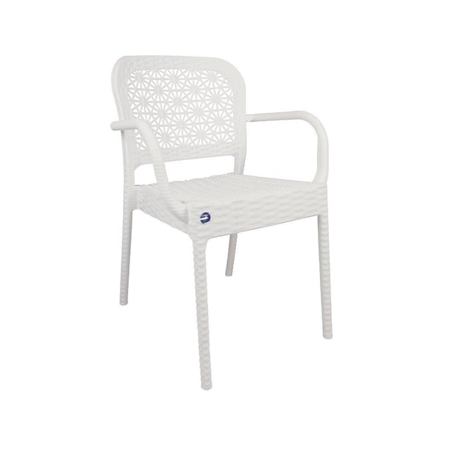 Mandella Ares Rattan Koltuk Beyaz