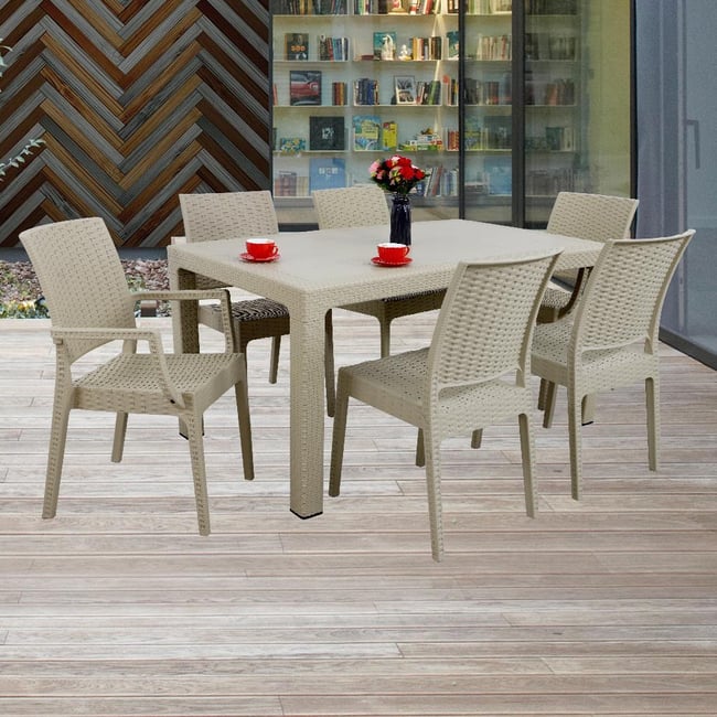 Mandella Elit Rattan 90x150 2 Elit Koltuk 4 Elit Sandalye Masa Takımı Çölbeji