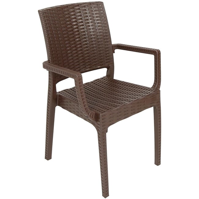 Mandella Elit Rattan Koltuk  (2 Adet) KAHVERENGİ