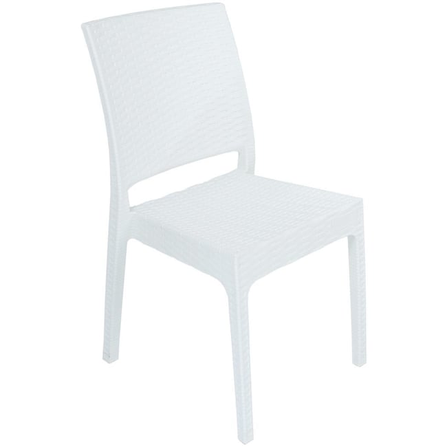 Mandella Elit Rattan Sandalye (4 adet) BEYAZ