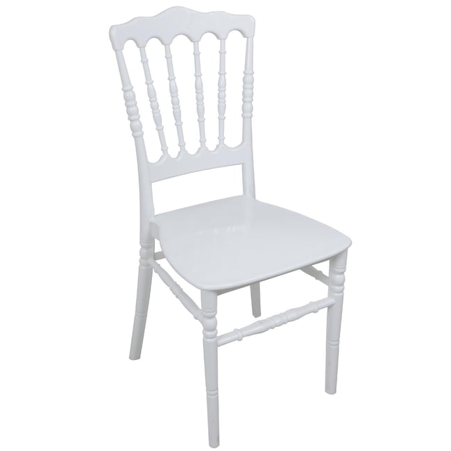 Mandella Silver Sandalye Napolyon (2 adet) BEYAZ