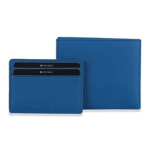 My Valice Erkek Hakiki Deri Cüzdan ve Kartlık 1815 Açık Mavi