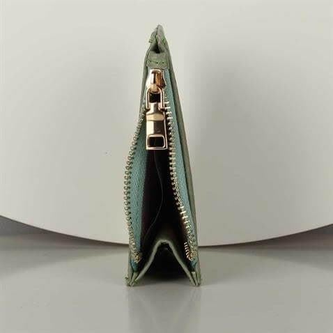 My Valice Kadın Deri Cüzdan ve Kartlık 1628 Mint Yeşili