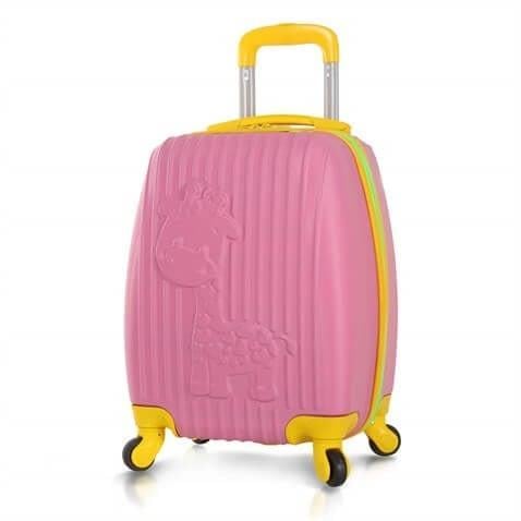 My Valice Kids Abs Çocuk Valizi Zürafa Pembe