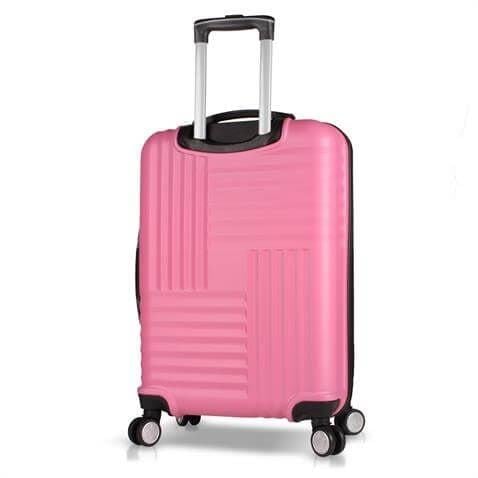 Puzzle Abs Orta Boy Pembe Valiz