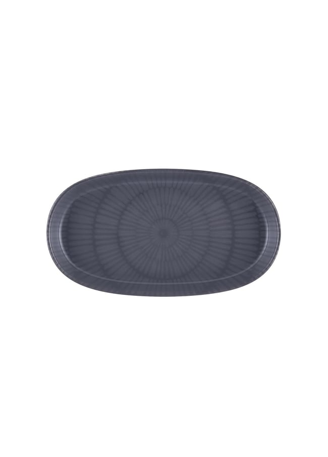 The Mia Noon Oval Servis 2li Gri 26 cm