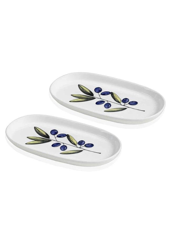 The Mia Olivos Oval Servis 2li 29 cm