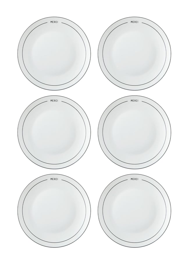 The Mia Round Pasta Tabağı 6 Kişilik