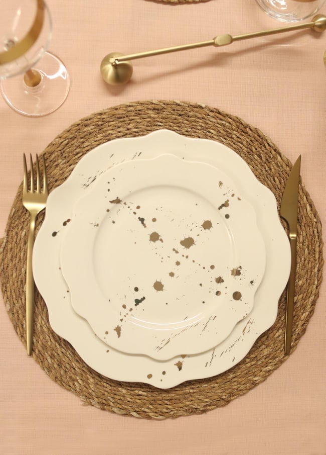 The Mia Splash Pasta Tabağı 6 Parça 21 Cm
