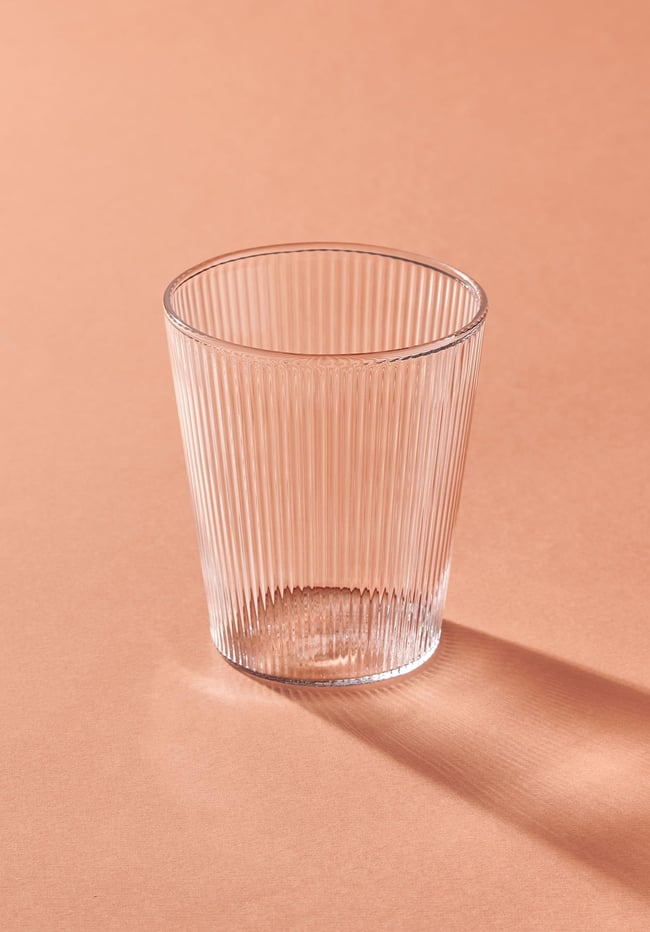 The Mia Striped Borosilikat Cam Bardak 400 ml