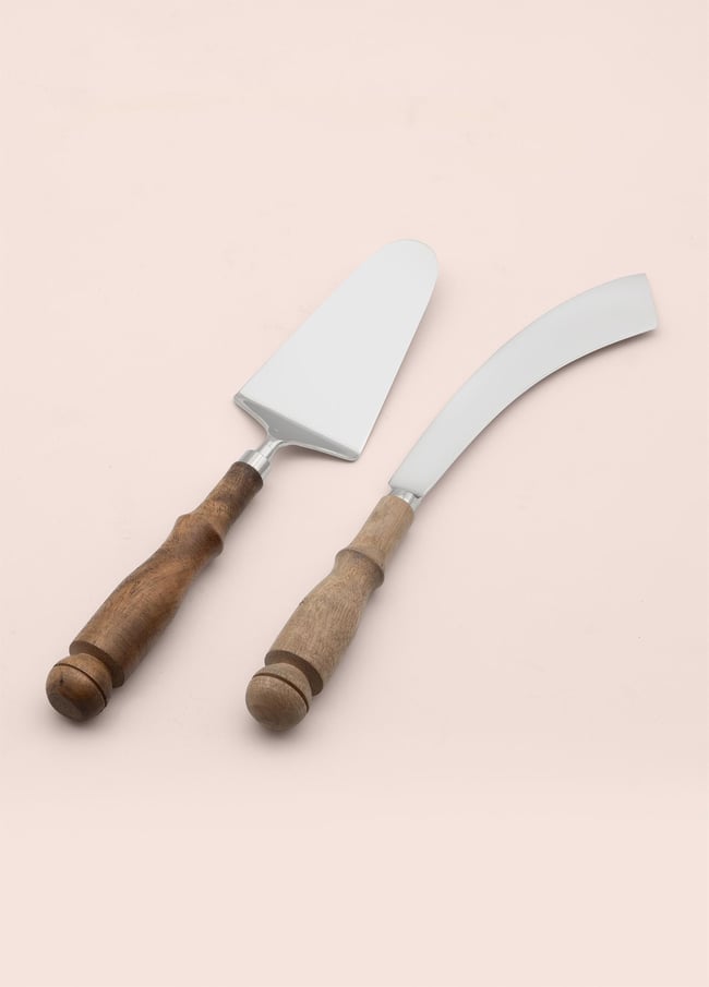 The Mia Woody Pasta Servis Takımı 2 Parça