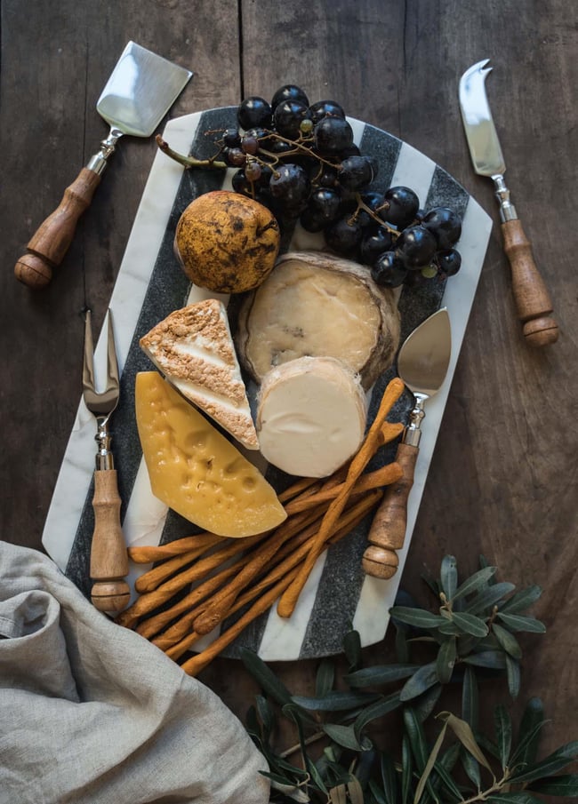 The Mia Woody Peynir Servis Takımı 4 Parça