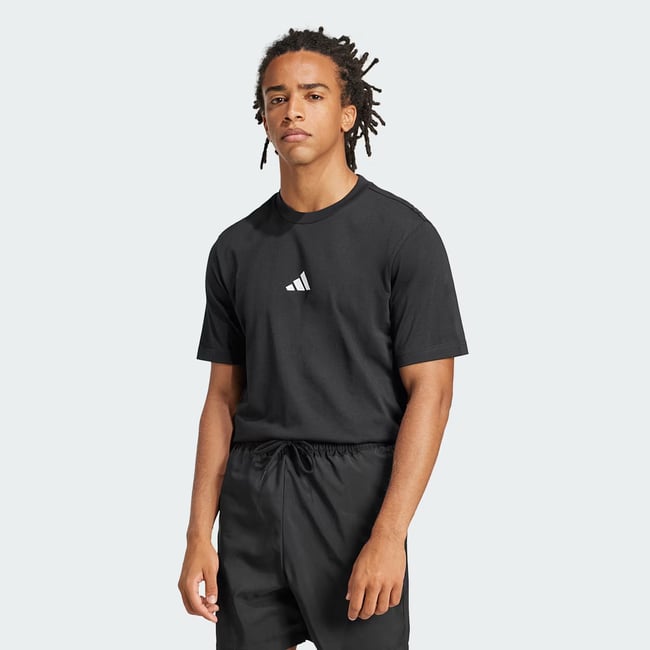 Adıdas Je9024 M Sl Sj T 10.0611 Black/Whıte Erkek T-Shırt