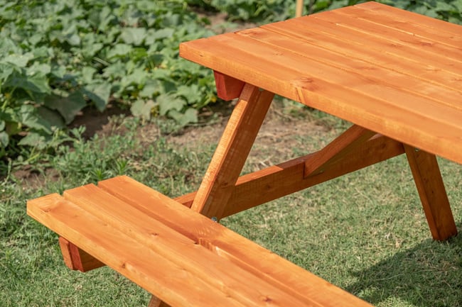 Alaçam Piknik Masası 6 Kişilik Kahverengi