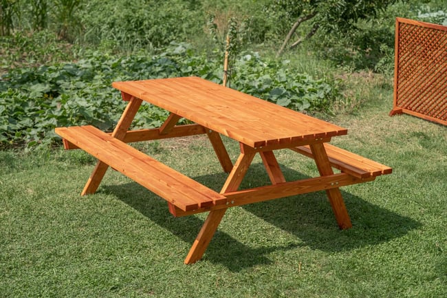 Alaçam Piknik Masası 8 Kişilik Kahverengi