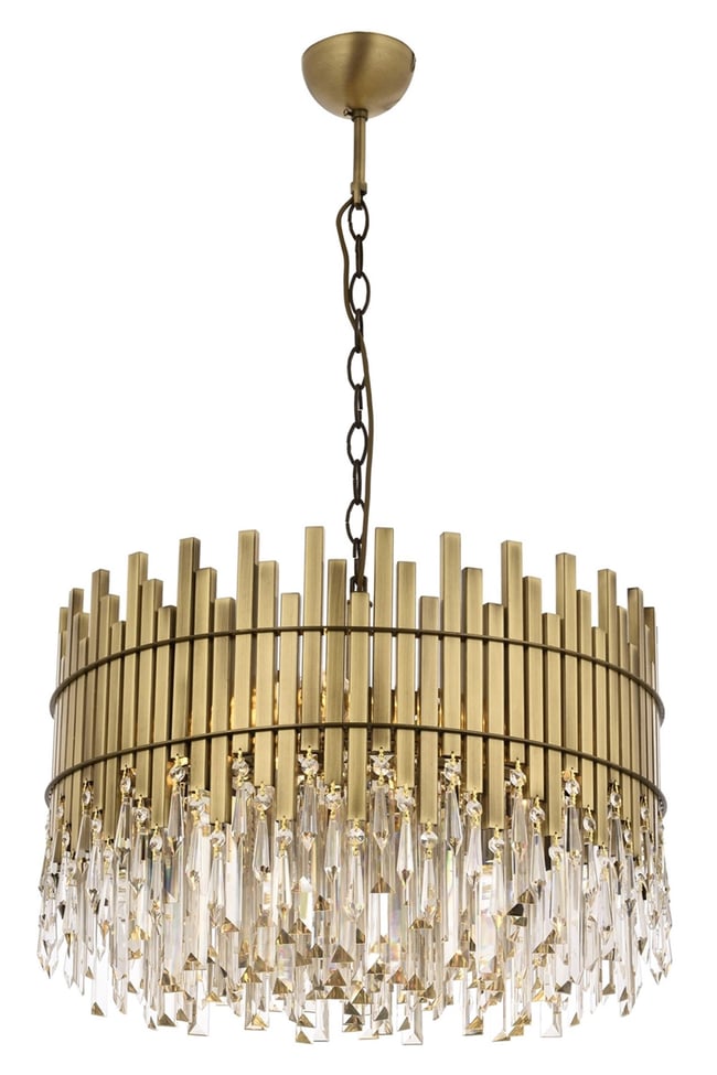 Avonni AV-1767-E60 Eskitme Kaplama Modern Avize E27 Metal Kristal 60 cm