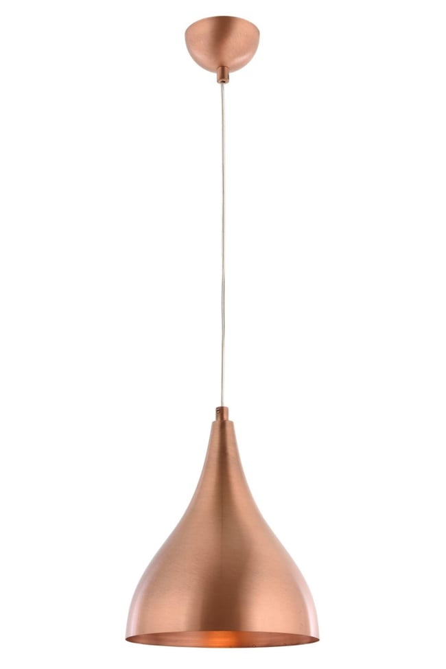 Avonni AV-4100-M1-CPR-20 Bakır Kaplama Modern Avize E27 Metal 22 cm