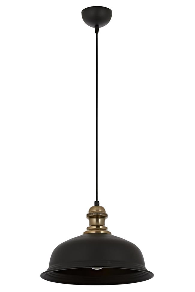 Avonni AV-4106-M27-BSY Siyah Boya Modern Avize E27 Metal 33 cm