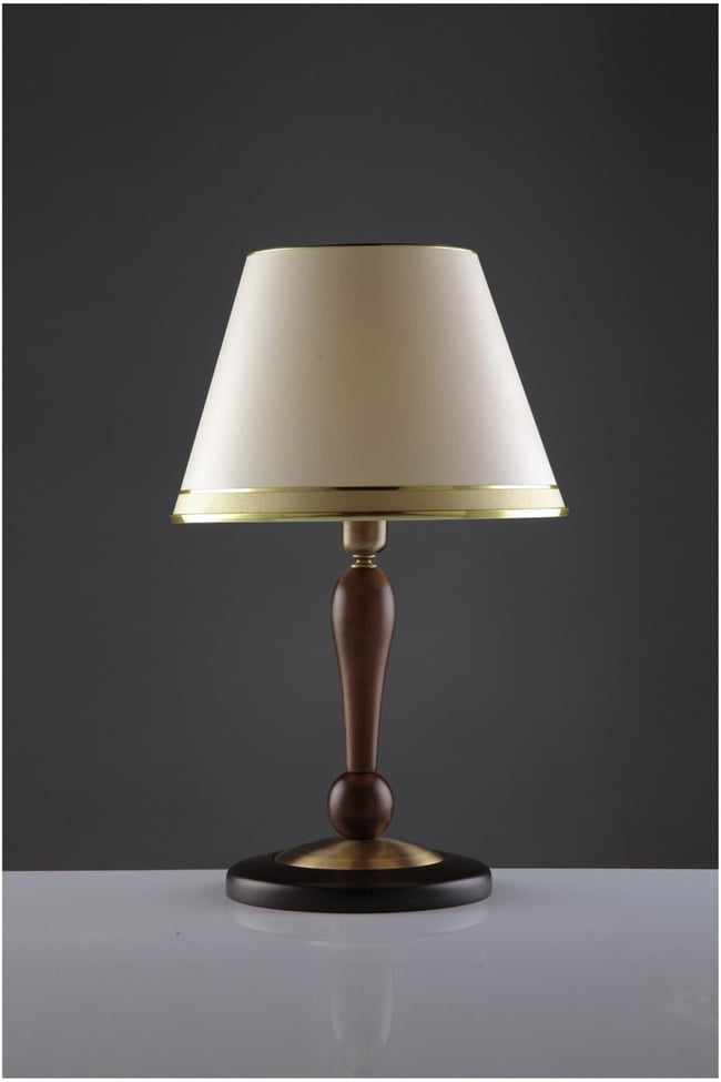 Avonni HML-9046-1E Eskitme Kaplama Masa Lambası E27 Metal Ahşap 35 cm