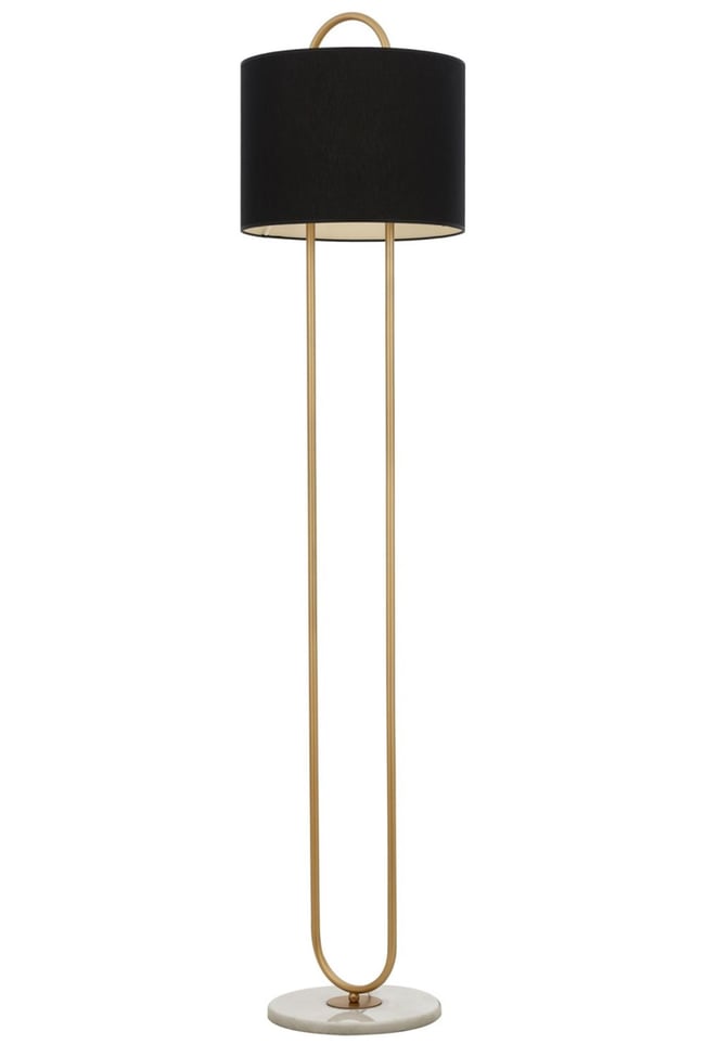 Avonni LM-9112-1E Eskitme Kaplama Lambader E14 Metal Mermer 41 cm