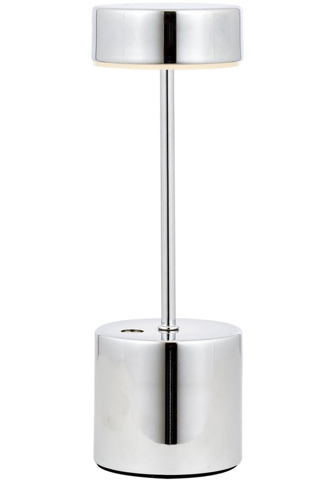 Avonni ML-64003-K Krom Kaplama Masa Lambası LED Metal Pleksi 9 cm