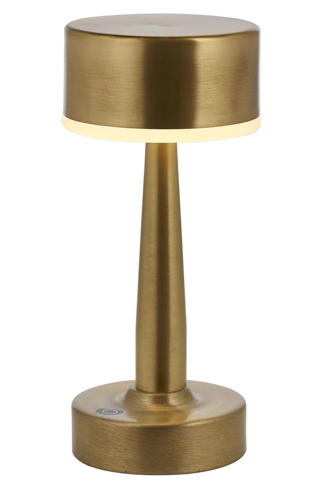 Avonni ML-64005-E Eskitme Kaplama Masa Lambası LED Metal Pleksi 11 cm