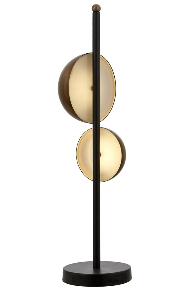 Avonni ML-9113-2BSY Siyah Boya Masa Lambası LED Metal Pleksi 15 cm