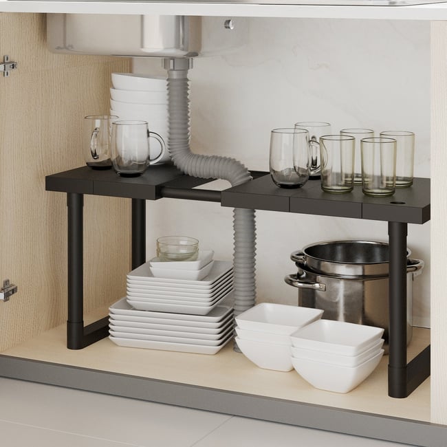 Ayarlanabilir  Dolap Lavabo Altı  Düzenleyici Raf