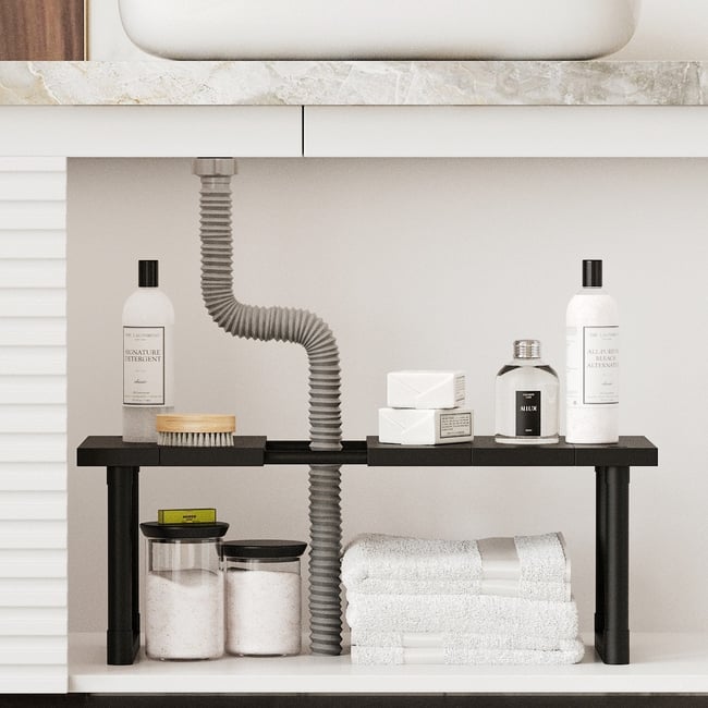 Ayarlanabilir  Dolap Lavabo Altı  Düzenleyici Raf