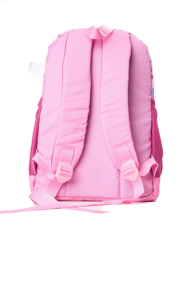 B&D SCHOOL RAINBOW CIFT GOZLU SIRT CANTASI PEMBE
