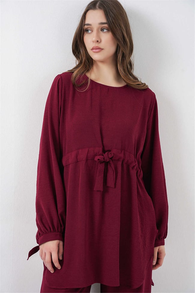 Bigdart 6719 Bordo Kadın İkili Takım 36-44