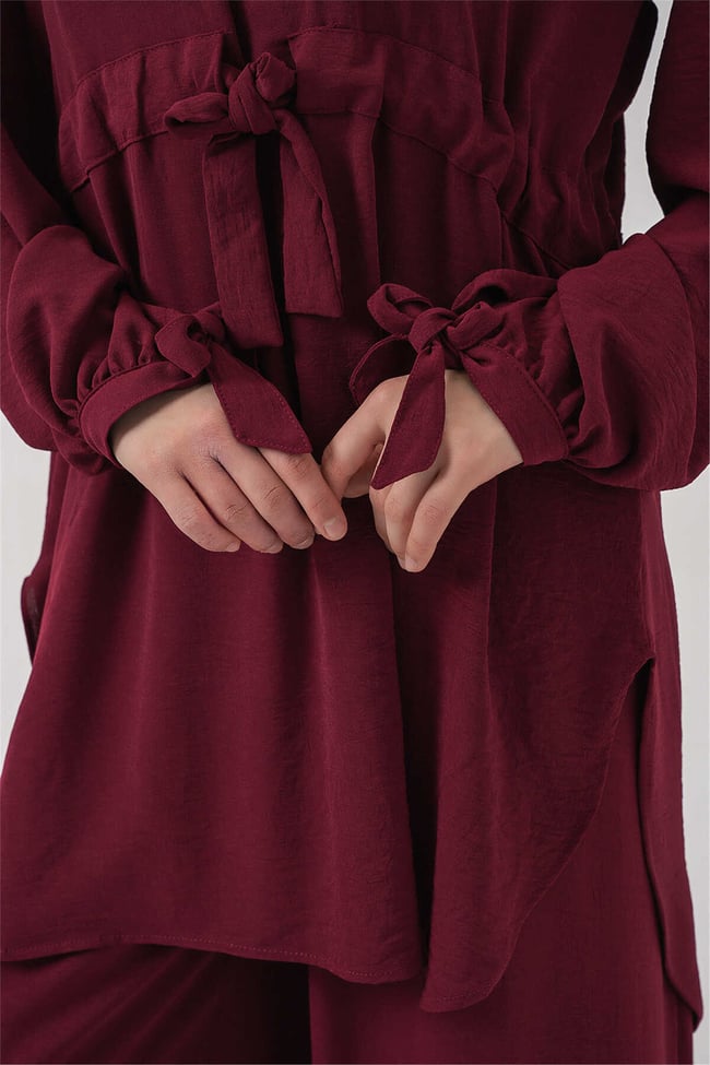 Bigdart 6719 Bordo Kadın İkili Takım 36-44