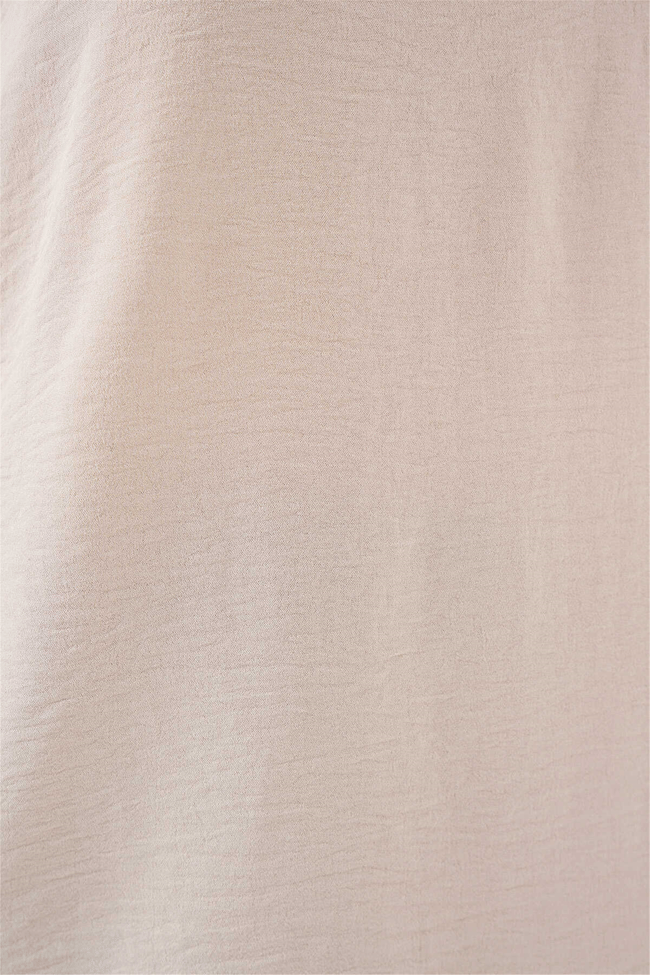 Bigdart 950 Krem Kadın Sıfır Kol Bluz 36-42