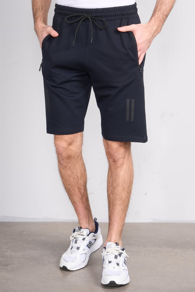 C.K Y26 1457 Mnt Lacivert Erkek Licrasız 2 İplik Short