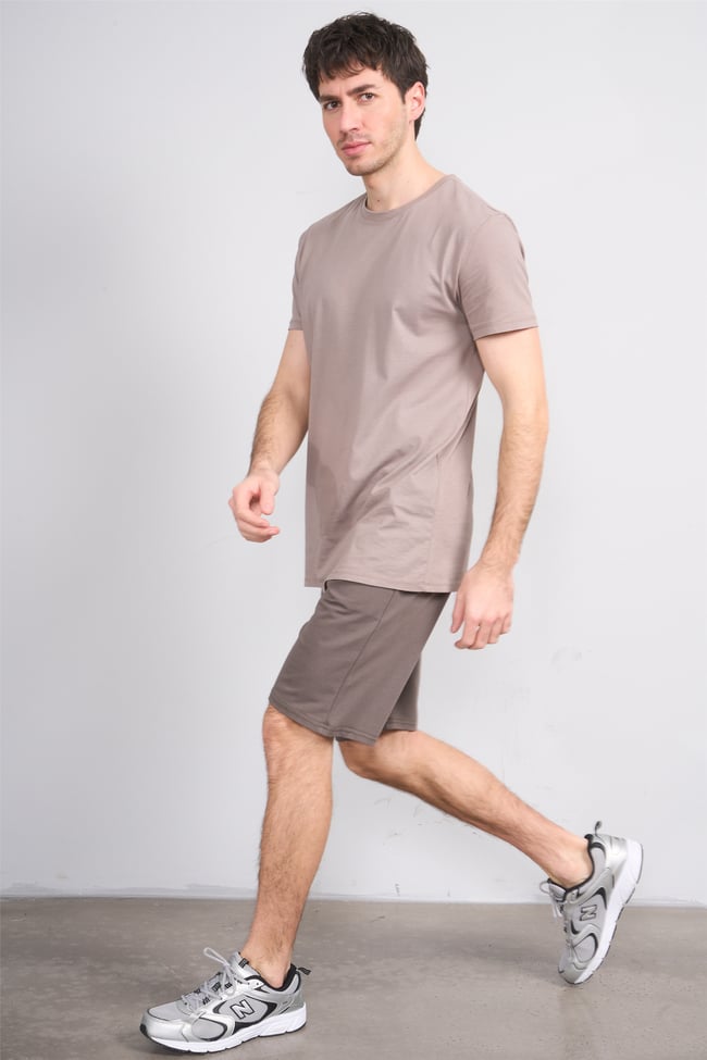 C.K Y26 1456 Mnt Haki Erkek Licrasız 2 İplik Short