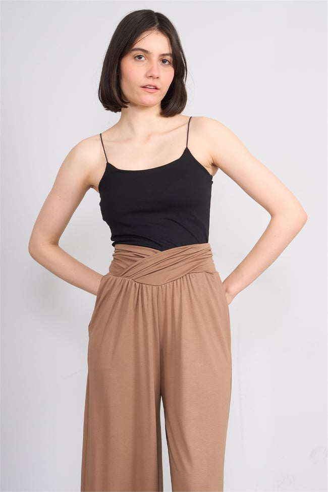 C.K Y26 8445 Fithit Byn Ip Askılı Penye Atlet Siyah