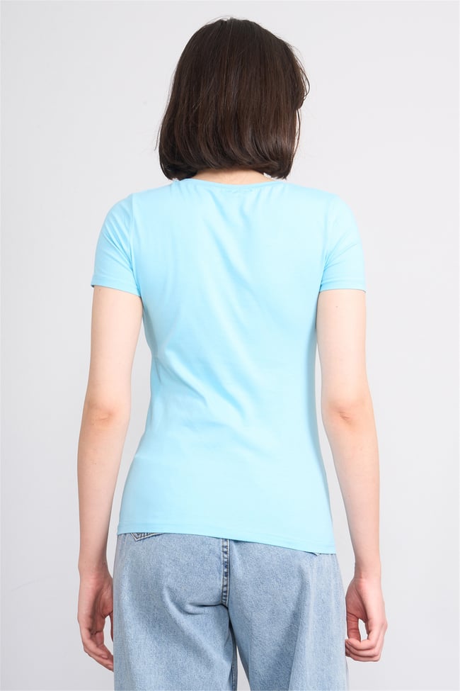 C.K Y26 8036 Pachie Byn V.Yk Basic T-shirt Mavi