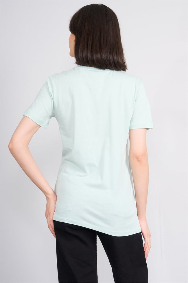 C.K Y26 8950 Fithit Byn B.Yk Regular Nakışlı T-shirt Cagla