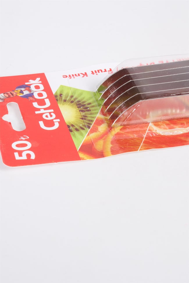 CETCOOK 6LI MEYVE BICAGI KIRMIZI