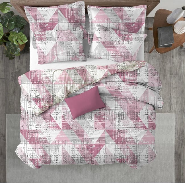 CETHOME MOIS PEMBE TEK KISILIK NEVRESIM TAKIMI 202