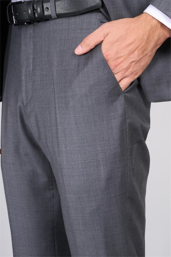 Çetinkaya Altınyıldız 3099 Slim Fit Koyu Gri Takım Elbise