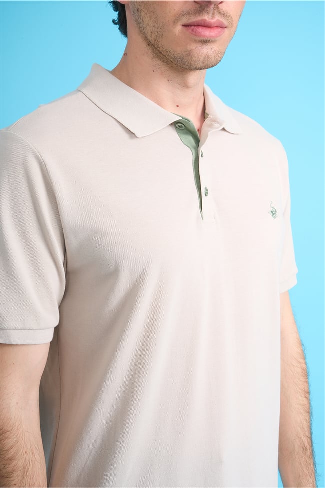 Çetinkaya Chester Polo 3047 Polo Yaka Regular Pike T-shirt Vizon