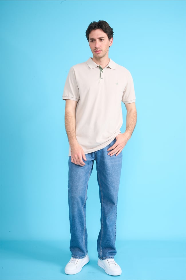 Çetinkaya Chester Polo 3047 Polo Yaka Regular Pike T-shirt Vizon